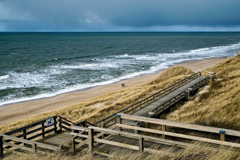 Sylt Bohlenweg Treppen Strand