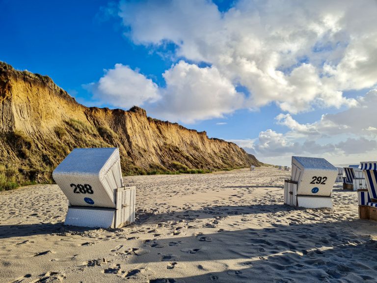 Sylt Kampen Rotes Kliff Strandkörbe