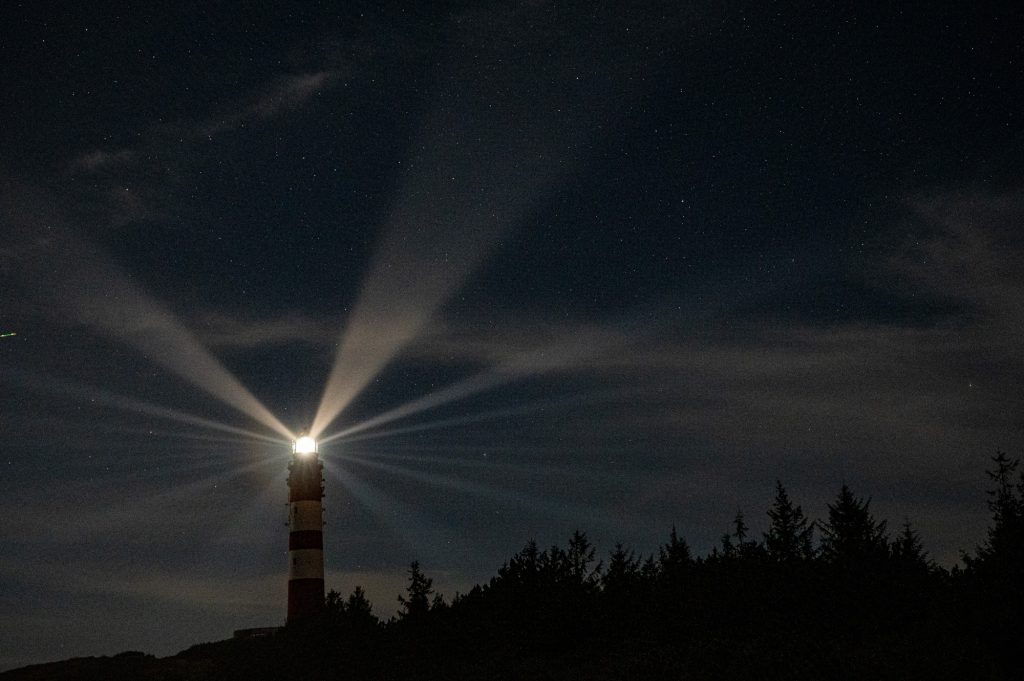 Amrum Leuchtturm Nacht