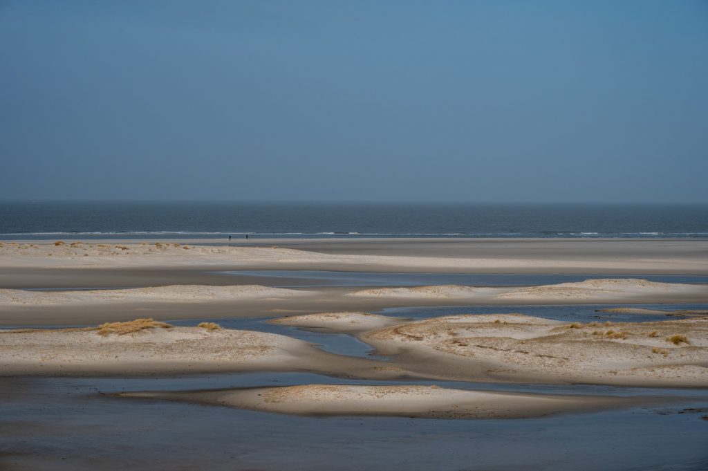 Amrum Blick Himmelsleiter Watt Strand